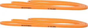 41 Resistance Loop Band - Pair of 2 Orange Resistance Bands (5 to 15 Pounds - 0.25 inches Wide) for Mobility, Yoga, Physical Therapy, Pull Ups, Home or Gym Workouts and More