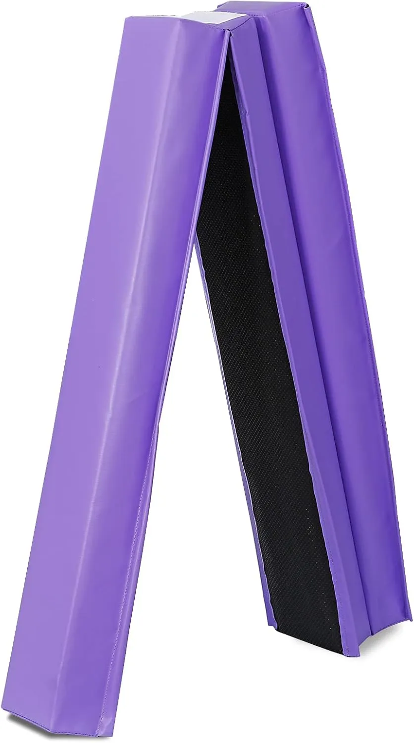 6FT 9FT Folding Balance Beam, Gymnastics Floor Beam with Anti Slip Bottom for Kids Adults Home Gym Club School, Teal
