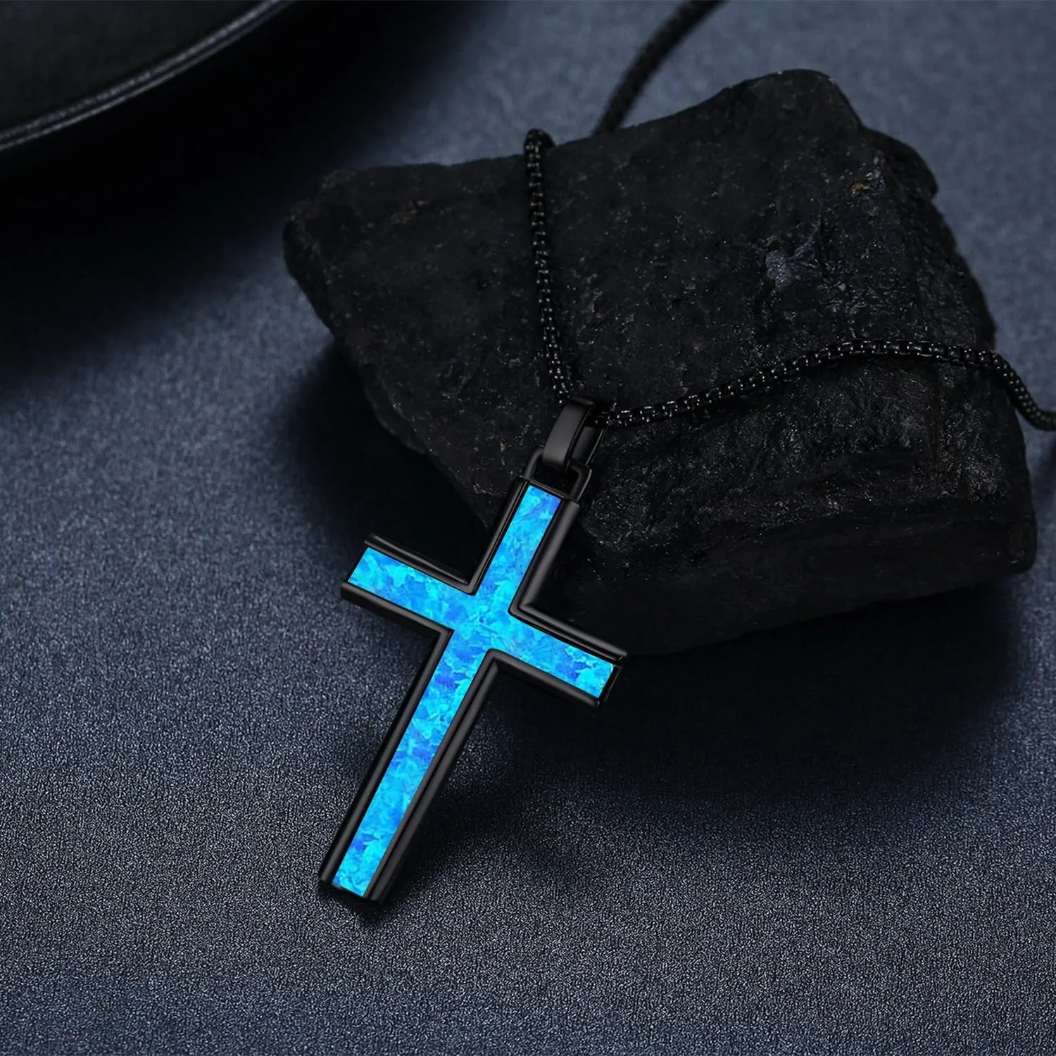 925 Sterling Silver Religious Cross Pendant Necklace Jewelry Gifts for Men Women