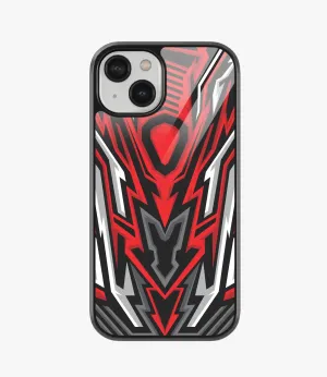 Abstract Speed Demon Pattern Glass Case