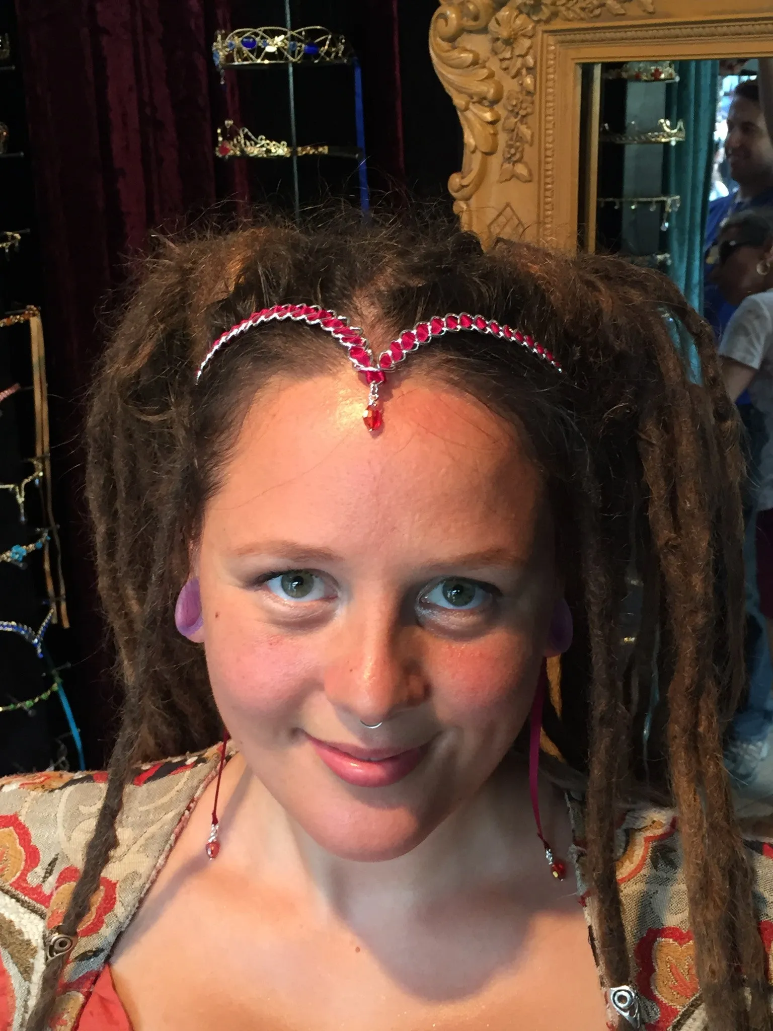 Braided Ribbon Crown - Silver