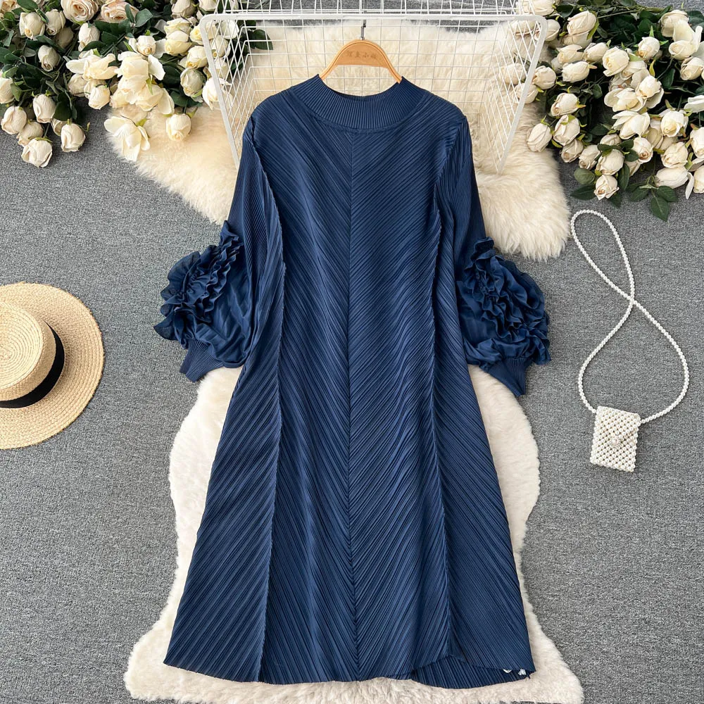 Daphne Ruffled Vintage Dress