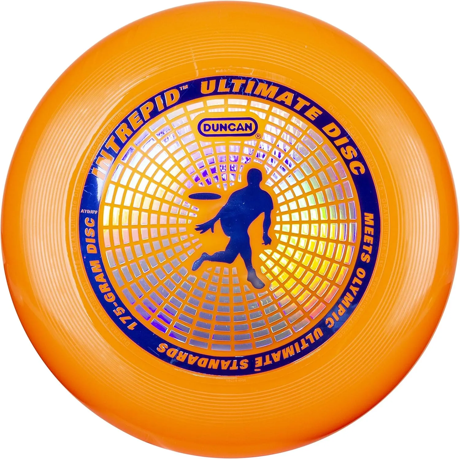 Duncan Intrepid Ultimate Competition Disc, 175g Precision Weighted Flying Disc, Orange