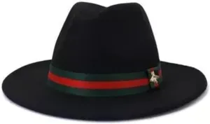 Fedora with Band-Black