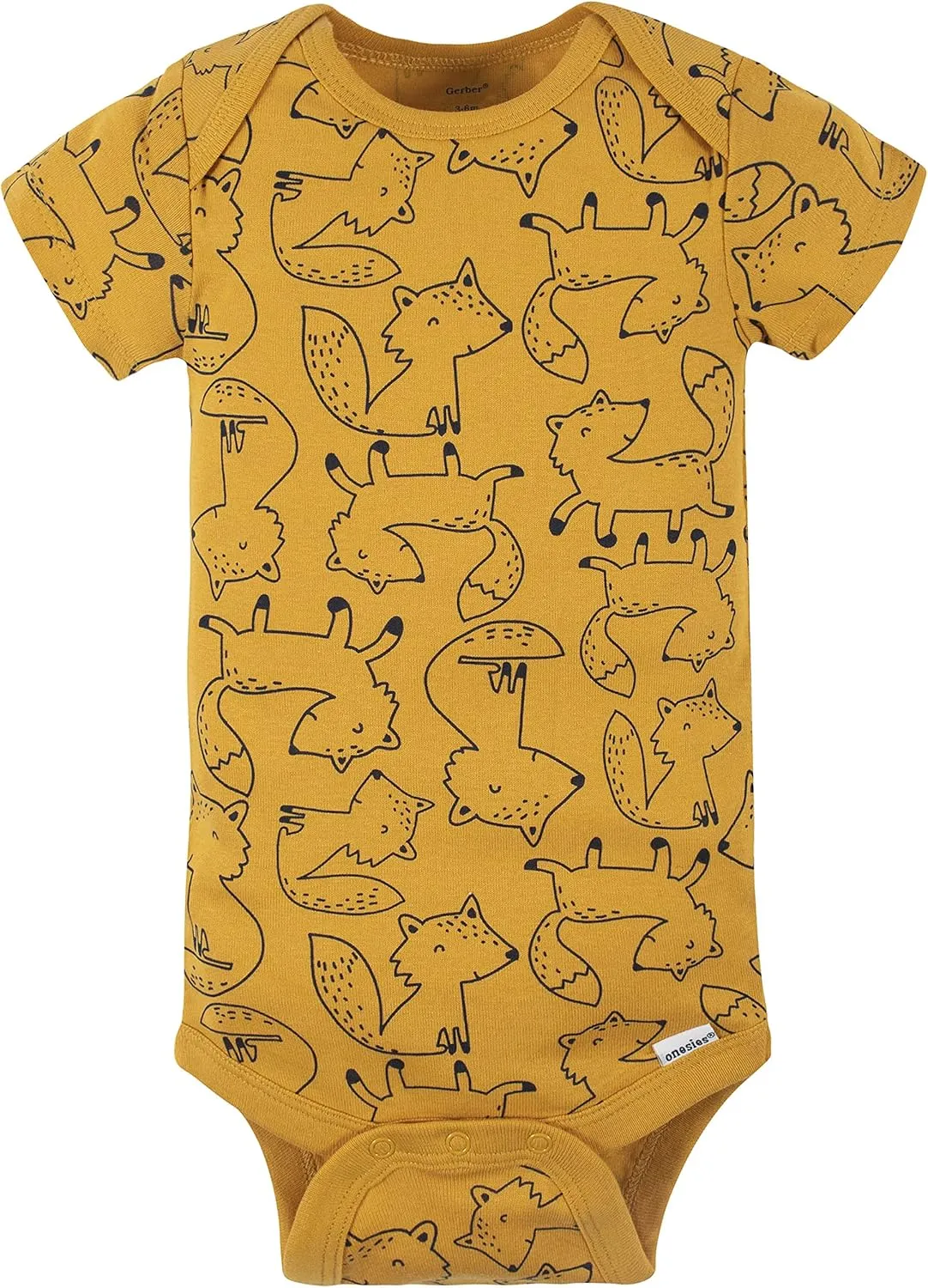 Gerber Baby Boys' 4-Pack Short Sleeve Onesies Bodysuits