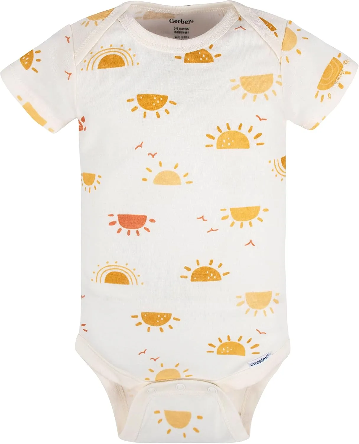 Gerber baby-girls 5-pack Short Sleeve Variety Onesies Bodysuits