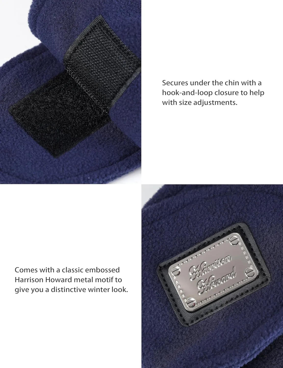 Harrison Howard Equestrian Helmet Cover with Fleece Neck Winter Riding Helmet Cover