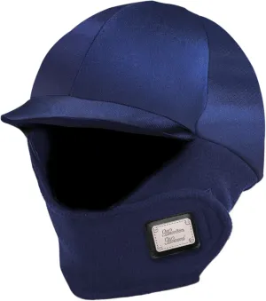 Harrison Howard Equestrian Helmet Cover with Fleece Neck Winter Riding Helmet Cover