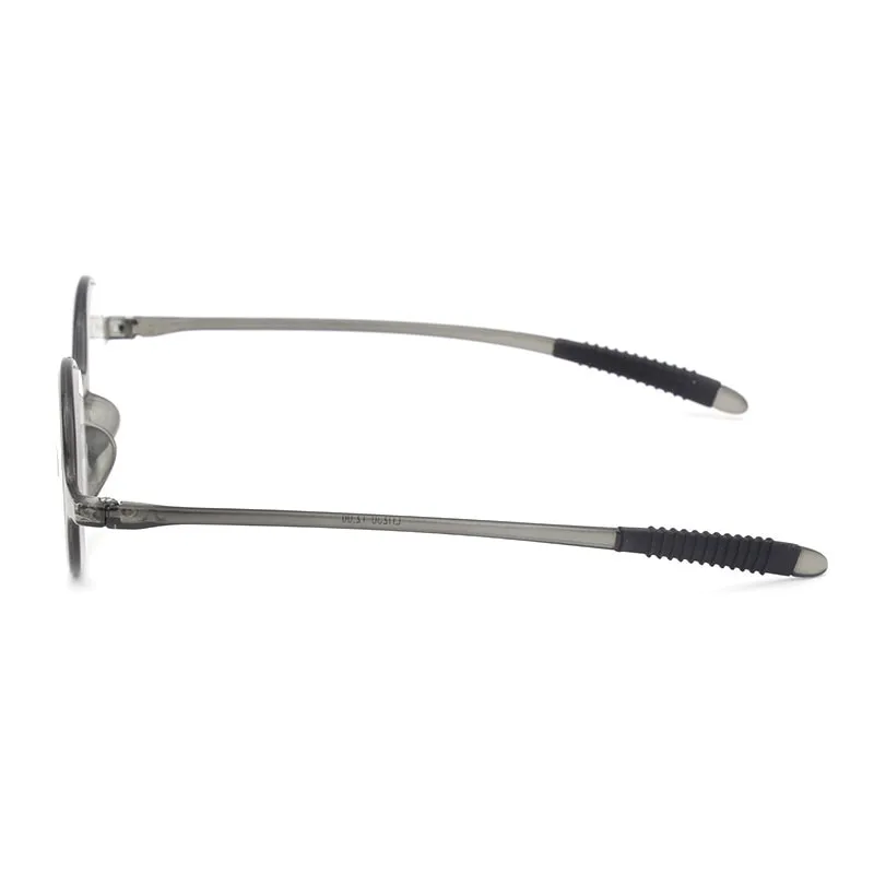 Hotochki Unisex Full Rim Round TR-90 Resin Frame Reading Glasses Lh236