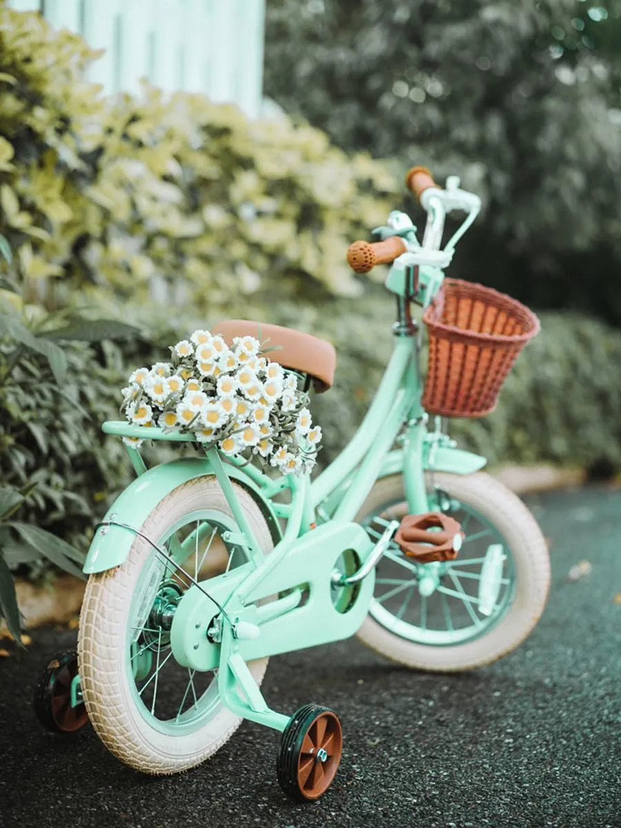 JOYSTAR Girls Bike for 2-12 Years Old Toddlers and Kids, 12" 14" 16" 18 Retro Style Kids Bike with Training Wheels, 20 Inch Children Bicycle with Kickstand