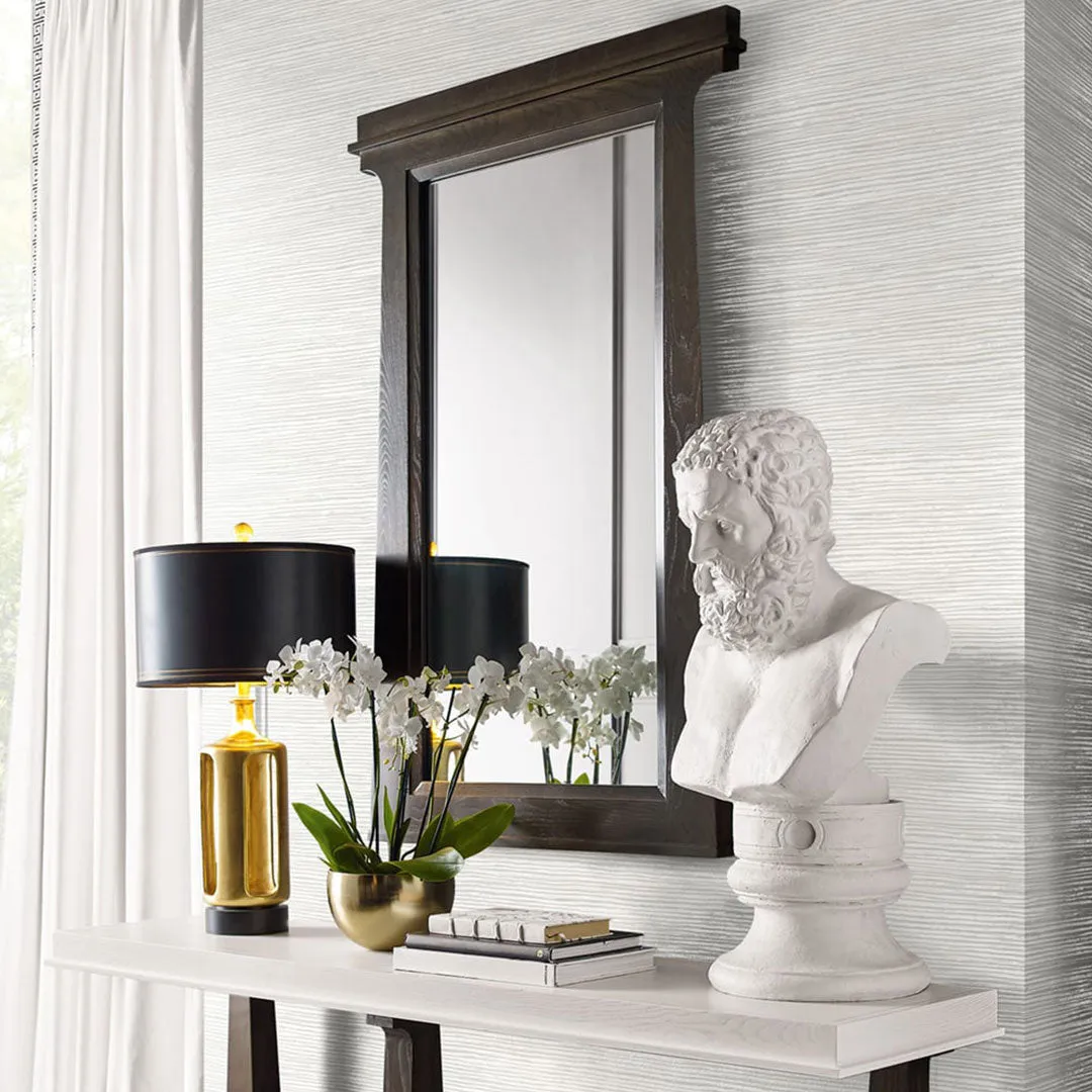 Osprey Faux Grasscloth Luxe Retreat Wallpaper