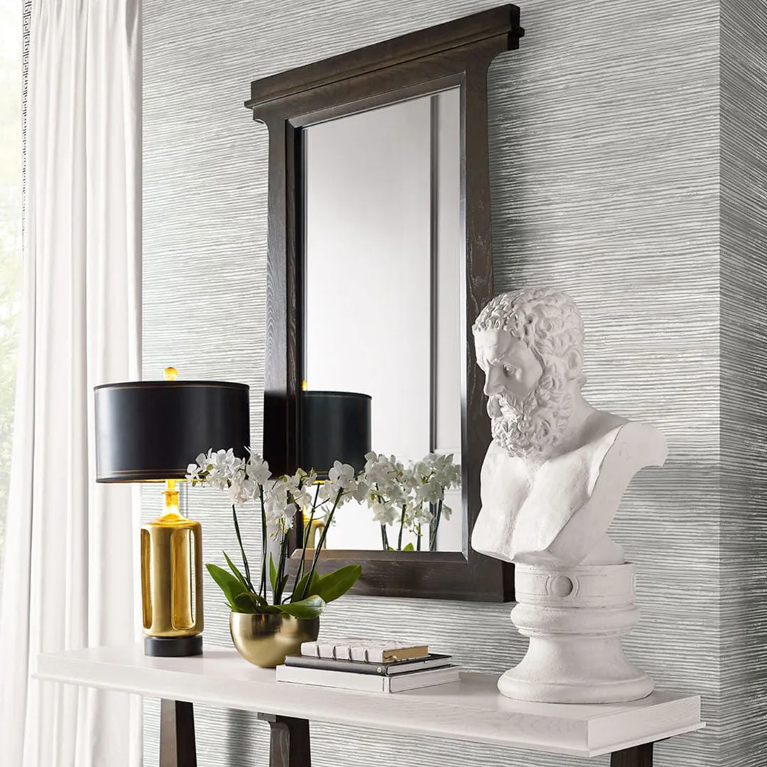 Osprey Faux Grasscloth Luxe Retreat Wallpaper