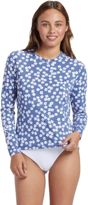 Roxy Women's Long Sleeve Rashguard  UPF 50  Sun Protection, Swim, Surf, Beach Volley, Yoga, Quick-Dry Swim Shirt