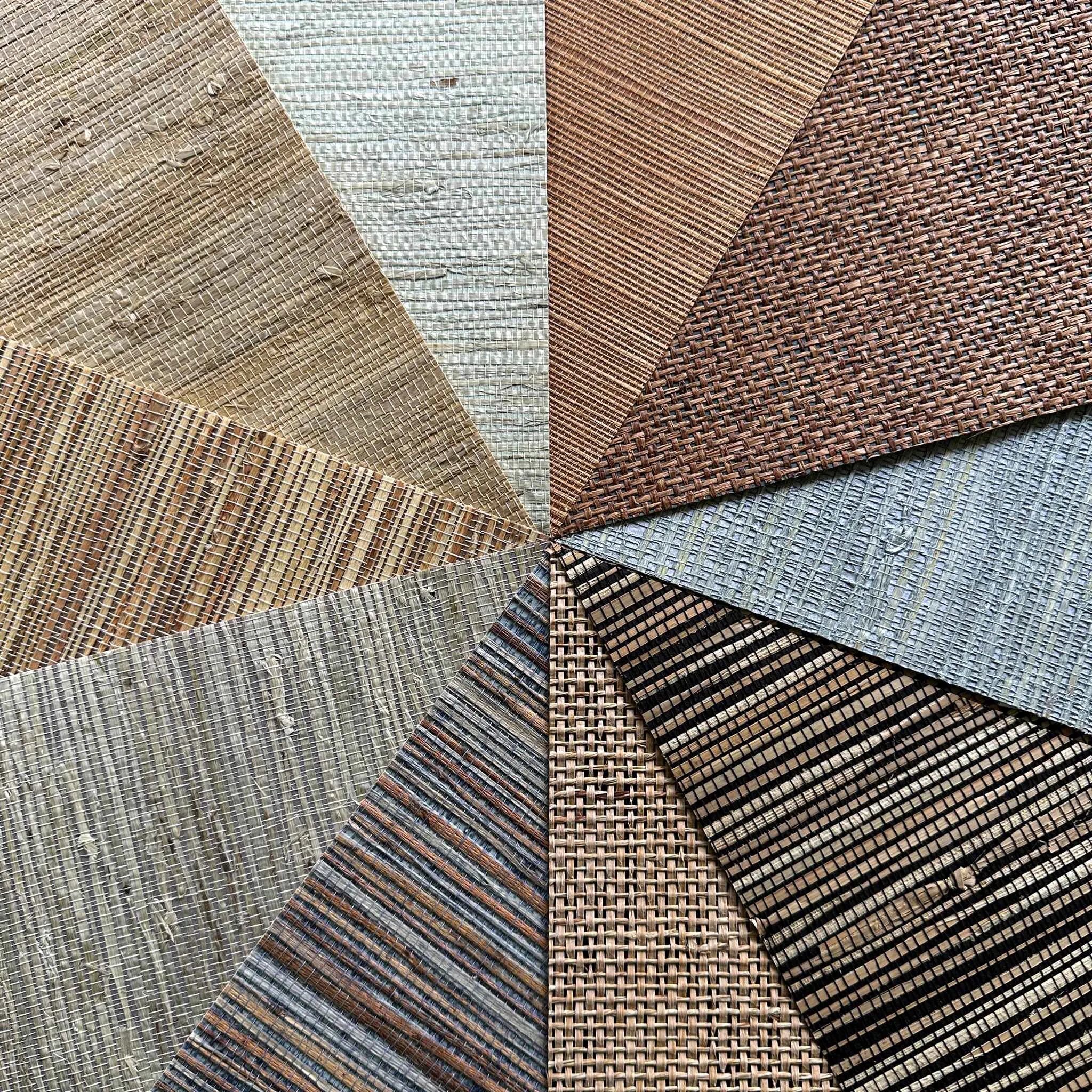 Sisal Grasscloth Luxe Retreat Wallpaper