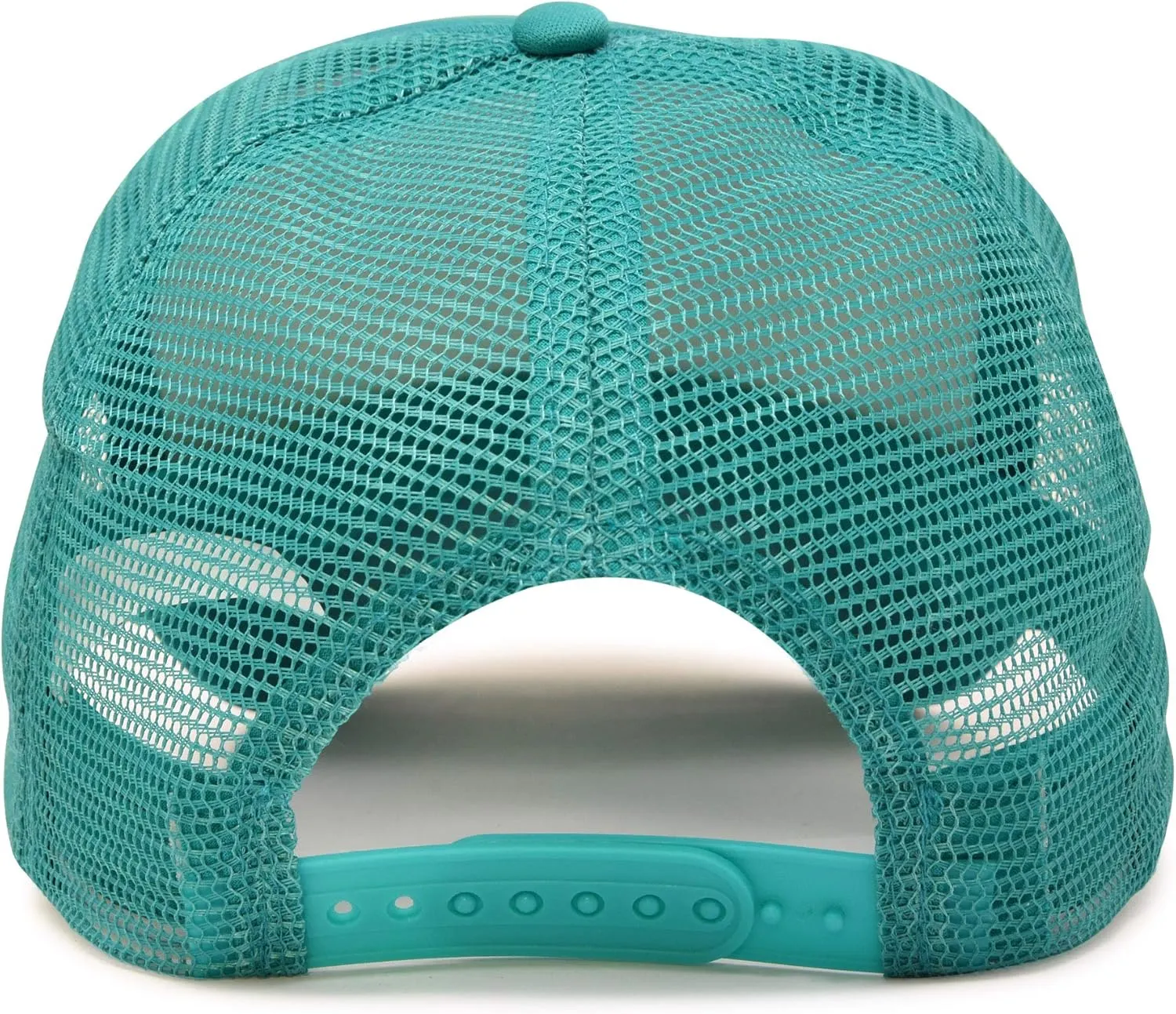 Trucker Hat Mesh Cap Solid Colors Lightweight with Adjustable Strap Small Braid