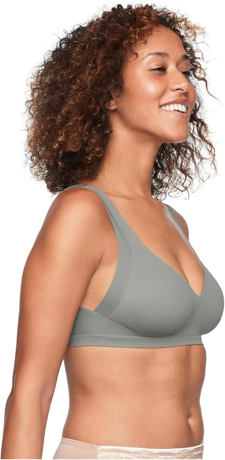 Warner's Women's No Side Effects Underarm and Back-Smoothing Comfort Wireless Lift T-Shirt Bra Rn2231a