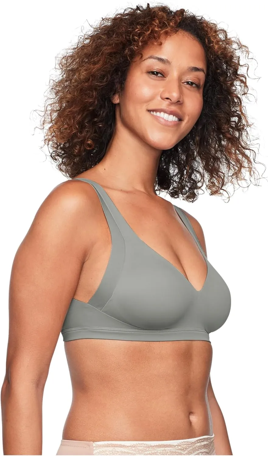 Warner's Women's No Side Effects Underarm and Back-Smoothing Comfort Wireless Lift T-Shirt Bra Rn2231a