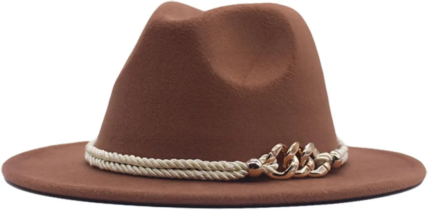 Wide Brim Fedora Hats for Women Men Large Suede Panama Rancher Hat Pork Pie Jazz Hat Men Fall Winter Panama Hat