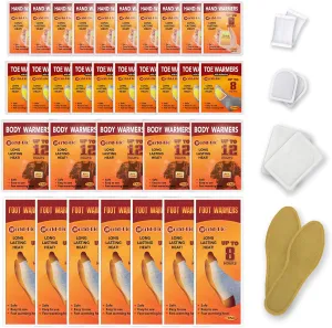 WORLD-BIO Disposable Insole Foot Warmers 7/10/16/40 Pairs Value Pack, Provide 12 Plus Hour Heating, Long Lasting Safe Natural Odorless Air Activated Warmer for Toe Hand Body, Hot Foot Warmers for Kids