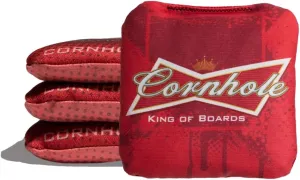 World Series of Cornhole Official Bags - Professional Corn Hole Bags - Dual Sided Bean Bags Pack of 4 - Fabrics Speeds (Front 2, Back 9) - Cornhole